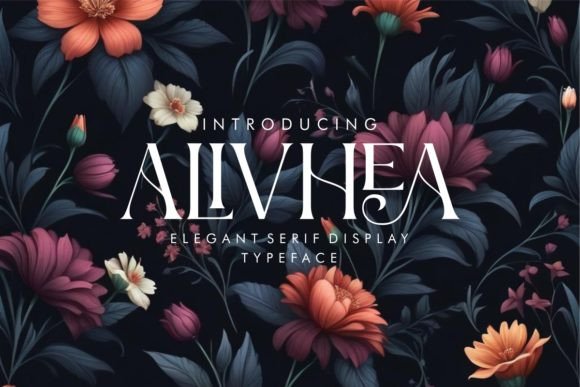 Alivhea: The Elegant Serif Font for Handmade Brands