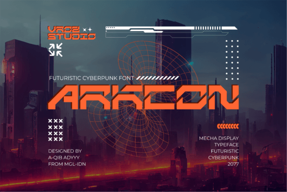 Arkcon: The Futuristic Display Font for Scroll-Stopping Campaigns