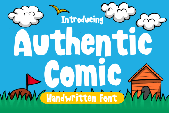 Authentic Comic: The Playful Typeface for Handmade Creations