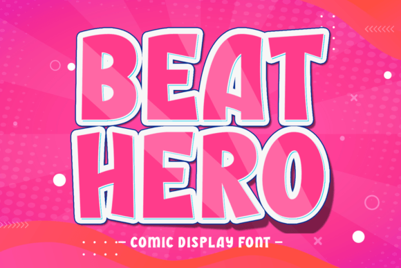 Beat Hero: A Playful Display Font for Vibrant Editorial Design