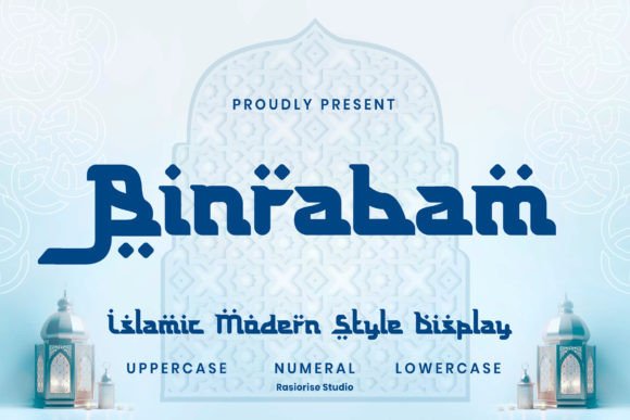 Binrabam: The Modern Arabic Display Typeface for Digital Design