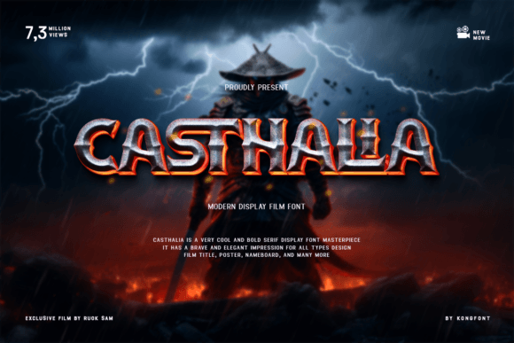 Casthalia: The Modern Display Font for Bold Campaigns