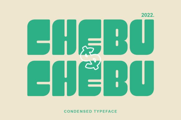 Chebu: A Quirky Display Typeface for Joyful Editorial Design