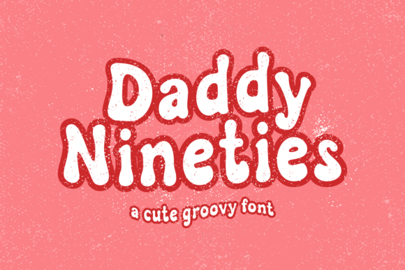 Daddy Nineties: A Retro Display Font for Editorial Design