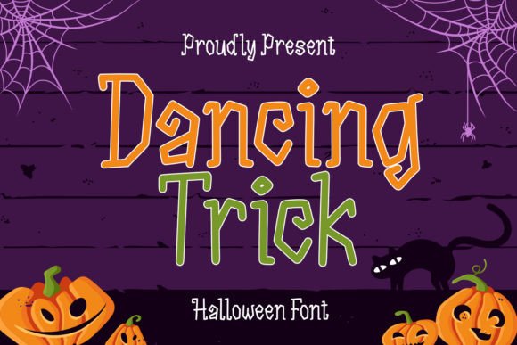 Dancing Trick: The Spooky Display Typeface for Creative Makers