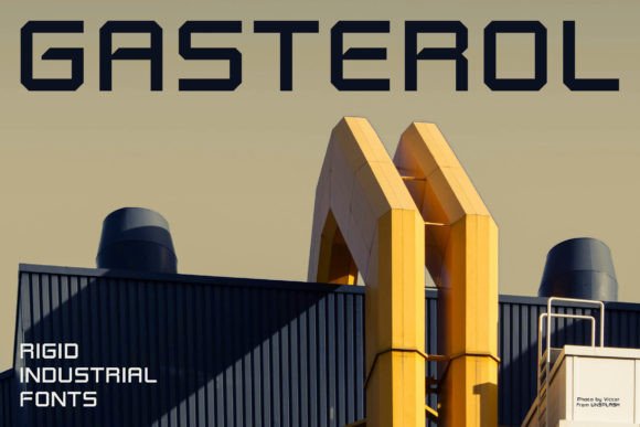 Gasterol: A Tough Display Typeface for Bold Editorial Design