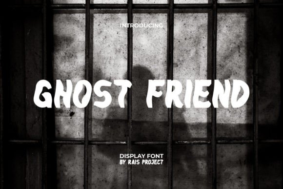 Ghost Friend: A Spooky Display Font for Creative Branding