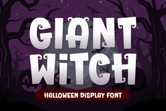 Giant Witch: A Whimsical Display Font for Magical Branding