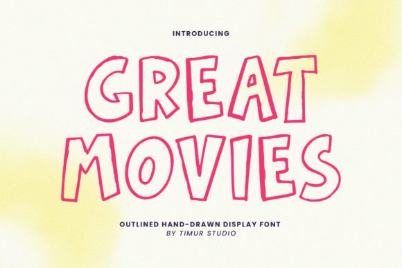 Great Movies: The Vintage Display Typeface for Modern Web Design