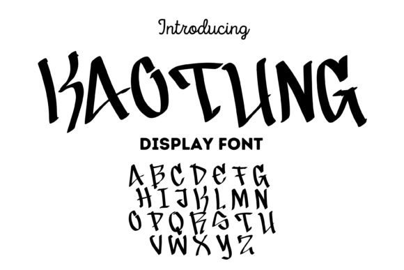 Kaotung: The Bold Display Font for Scroll-Stopping Campaigns