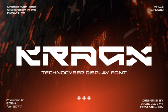 Kragx: The Futuristic Display Font for Modern Web Design