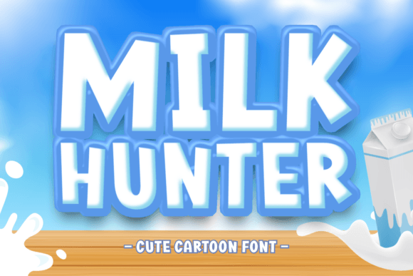 Milk Hunter: The Playful Display Typeface for Editorial Joy
