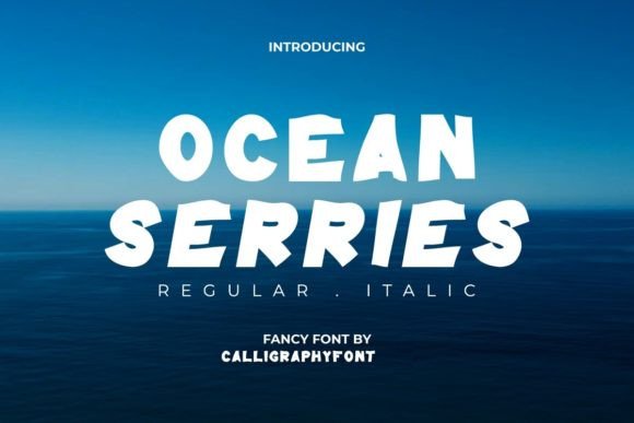 Ocean Serries: The Wavy Display Font That Brings Branding to Life