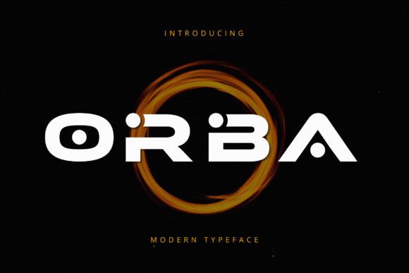Orba: A Unique Display Typeface for Modern Web Design