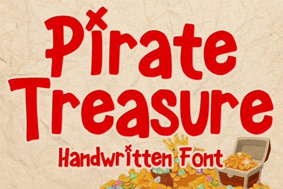 Pirate Treasure: A Bold Display Font for Engaging Editorial Design