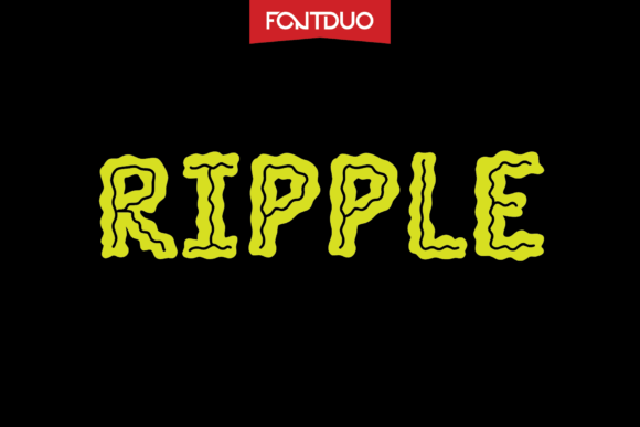 Ripple: A Fluid Display Typeface for Editorial Design