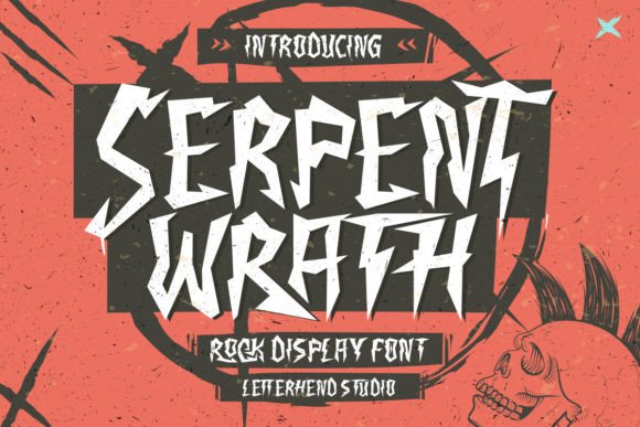 Serpent Wrath: The Premium Display Typeface for Bold Campaigns