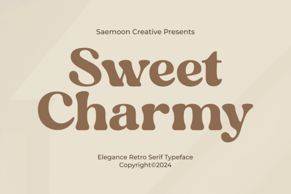 Sweet Charmy: The Retro Serif Font That Elevates Modern Web Design